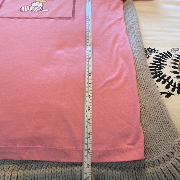 Snoopy Love is Snuggles & Cuddles Pink T Shirt Medium - Picture 6 of 6
